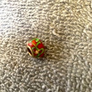 Sterling and Acrylic Bead